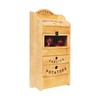 Potato Bin Veggie Organizer Rustic Pine Wood Potato, Onion &