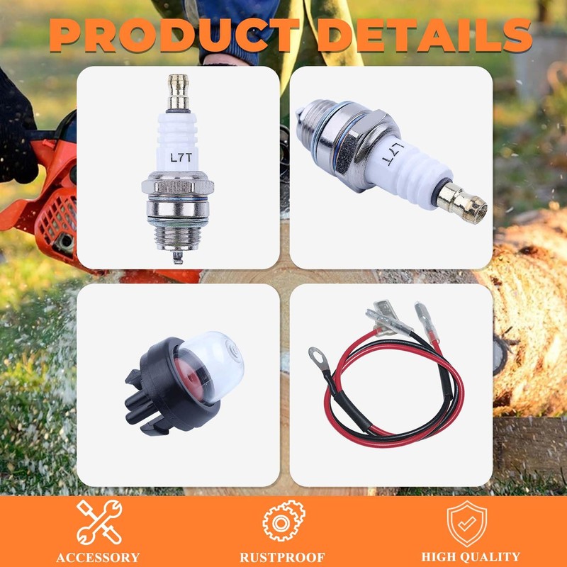 Hyceker Ignition Coil Module & Spark Plug Kit For Husqvarna