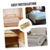 Hohopeti 8pcs Bed Hinge Latch Metal Bed Rail Fasteners Bed