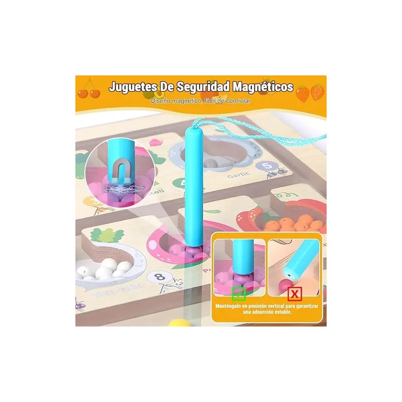 Laberinto Magnético Didáctico Para Niños Juegos Montessori