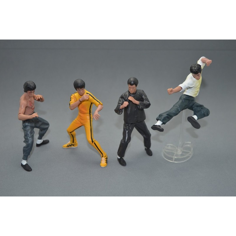 Palmetto Bruce Lee, Hard Resin Manufactured 4PCS Set Kong Fu