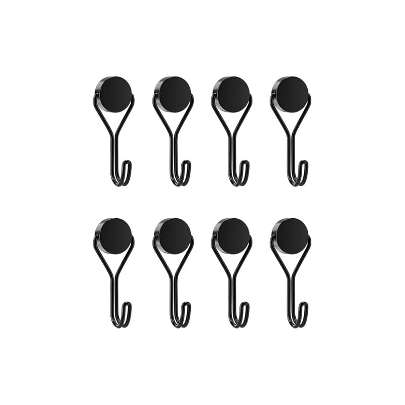 BieMian 10 Pcs Extra Strong Magnetic Hooks Heavy Duty, 11