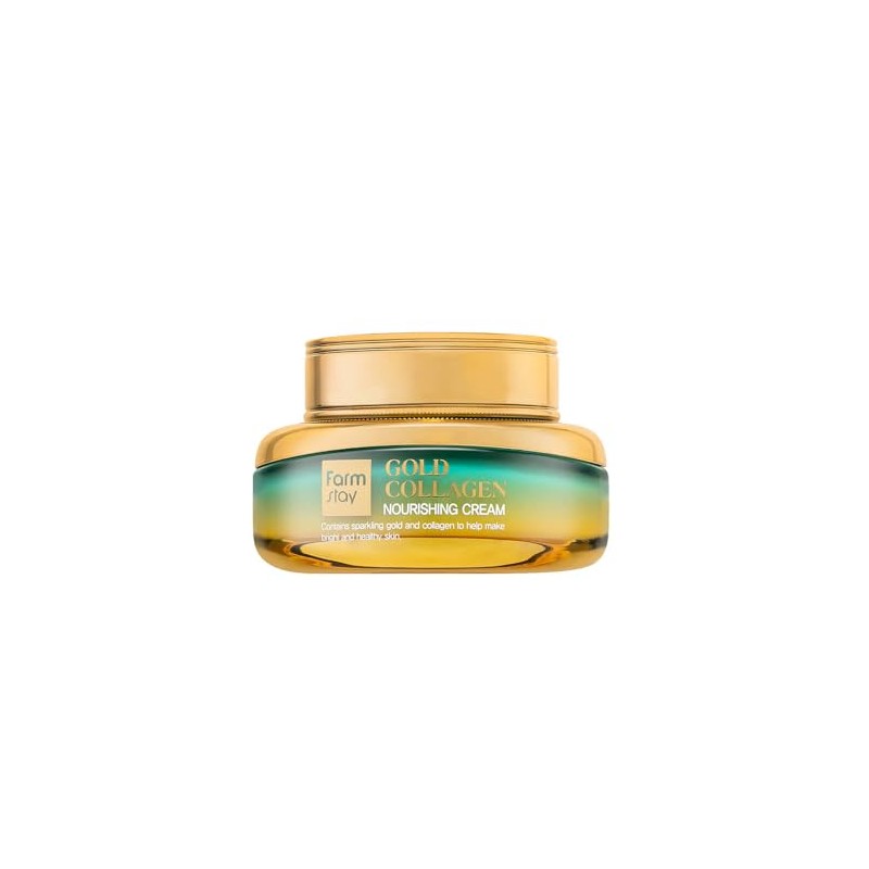 Farmstay Crema Nutritiva Colágeno Oro Hidratante Facial Elasticidad Piel Refuerza