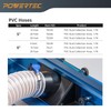 POWERTEC POWERTEC 4" x 20' Dust Collection Hose, 4 Inch