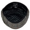 WEROR WEROR-433.1 Men's Flat Cap with Peak, Checked Hat with