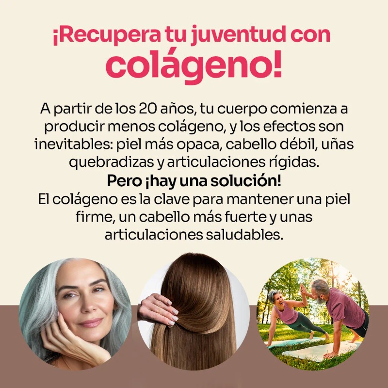 Pack 3 Glow Eterno Colágeno Hidrolizado Premium Laboratorios Wöhl