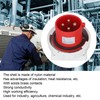 Waterproof Industrial Socket Nylon Brass 4 Pin Aviation Power Connector