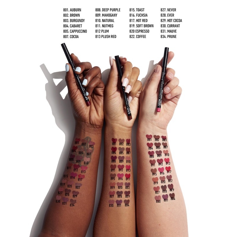 NYX Professional Makeup Slim Lip Pencil 809 Mahogany