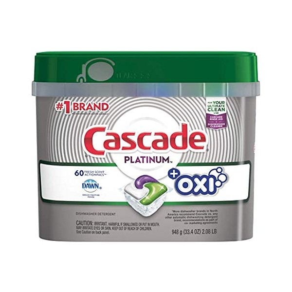 Cascade Platinum, 16 X Power, 60 Fresh Scent Action Pacs