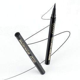 Docolor Ultra Fine Precision Black Eyeliner, Professional Liquid Eyeliner, Waterproof and Smudge-proof for Professional Eye Makeup