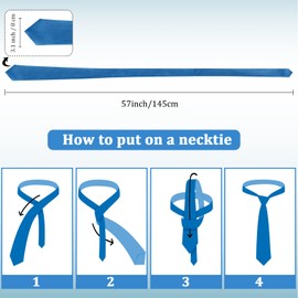 Tarpop 40 Pieces Men's Solid Ties Pure Color Ties Set Classic Men Formal Business Necktie for Formal and Casual Occasions, Assorted Colors