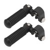 Pair of Motorcycle Foot Pegs Clamp Footrest Mount for 1in
