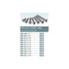 NSR-315 3 x 15 Stainless Steel Hex Button Screws (15