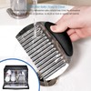 2PCS Large Crinkle Cutters, Heavy Duty Stainless Steel Crinkle Cutter