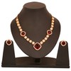 Touchstone Austrian Diamonds & Red Glass Stone for Women