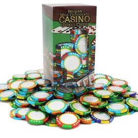 Casino Poker Chips - Belgian Milk Chocolate Coins - OUD Kosher, Non GMO (1LB, Approx. 80 Pcs)