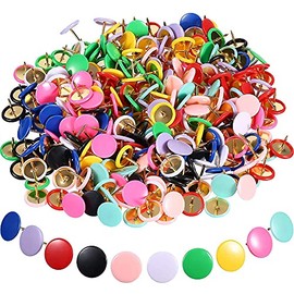 Chinchetas SagaSave para tablones de anuncios, paquete de 100, con punta de plástico y punta de acero, chinchetas de pared portátiles y duraderas, aptas para tableros de corcho, oficinas y uso diario