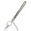 Braided Silk Wristlet Keychain for key, ID holder, Cell phone,