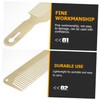 Baluue 2pcs Anti-static Hair Combs Stainless Steel Styling Tools for