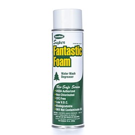 ComStar Super Fantastic Foam, Water Rinse Degreaser, Designed to Clean Away Grease & Oil from Garage Floors, Engines, Motors, White Walls, Printing Presses, Made in USA, 16 Ounces Aerosol (55-221)