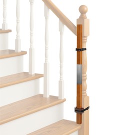 1 Pcs No Hole Stairway Baby Gate Adapter - Fits Round & Square Banisters, Compatible with Most Hardware and Pressure Mount Baby Gates Up to 37 inches Tall