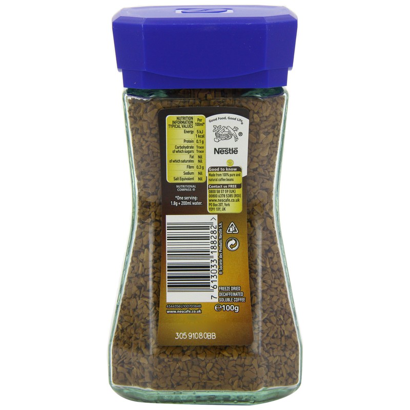 Nescafé Gold Blend Decaffeinated Coffee 100 g (Pack of 2)