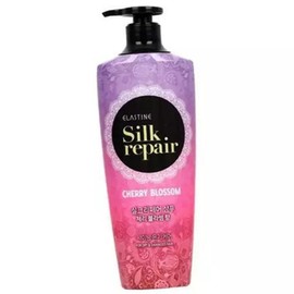 Elastin Cherry Blossom Shampoo Large Size Silk Daily Pump-Type Shampoo Scented for Hair, Scalp, and Bathroom, 1 Pack / 체리블라썸 샴푸 대용량 실크 데일리 펌프형 샴푸 향기 모발 두피 욕실용, 1개