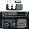 Fewshaw Carbon Fiber Side Console Headlight Switch Panel Cover Trim