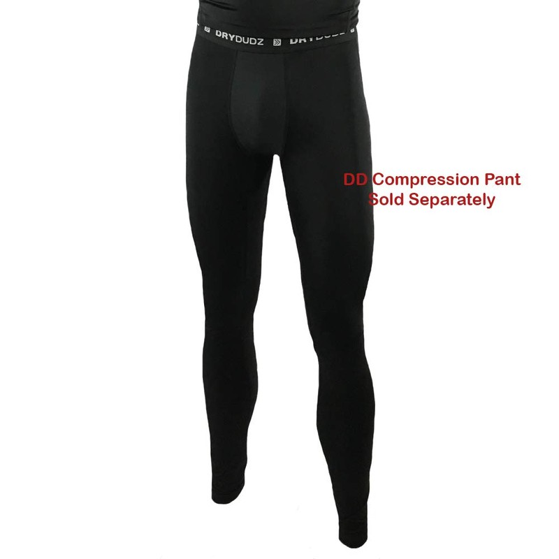 Dry Dudz Men's Hydro Tech Compression Short Black (Small)
