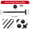 Nylon Universal Cable Tie Buckle, Heavy Duty Zip Ties (with