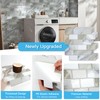 Art3d Peel and Stick Beige & White Wall Tiles –