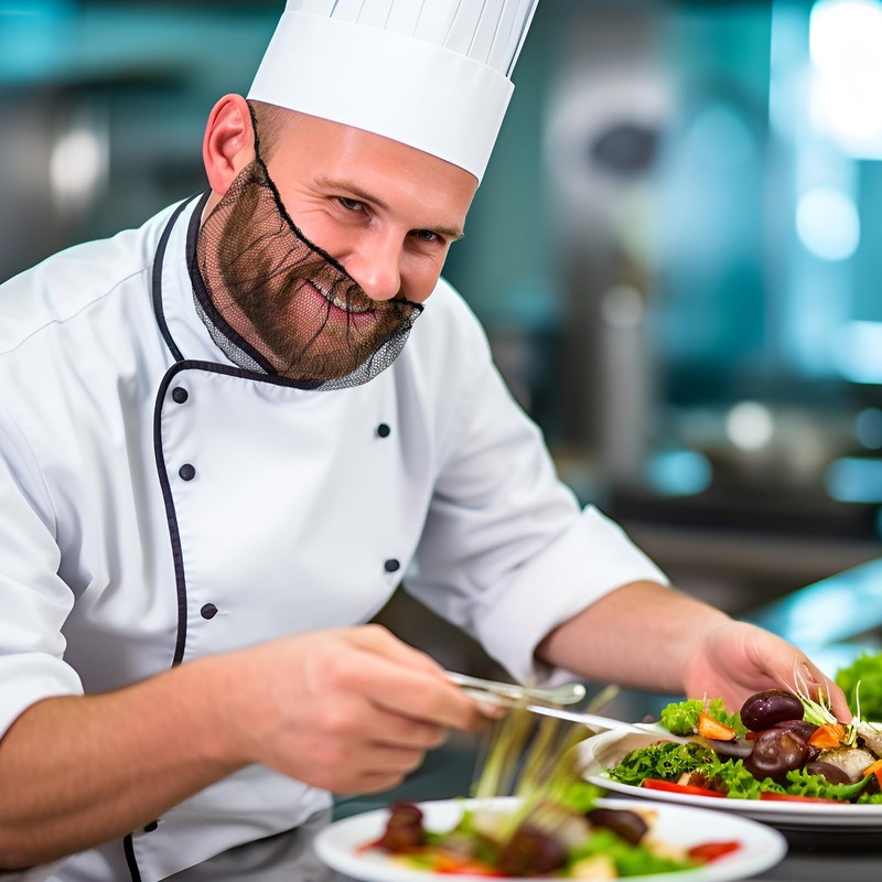 Beard Nets - 100Pcs Disposable Nylon Protective Beard Nets, Disposable