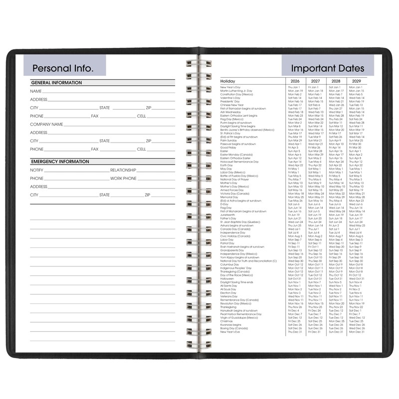 AT-A-GLANCE 2026 Appointment Book Planner, Weekly, 5" x 8", Small,