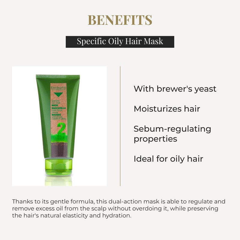 SALERM - Hair Mask - Biokera Natura Specific Oily Hair