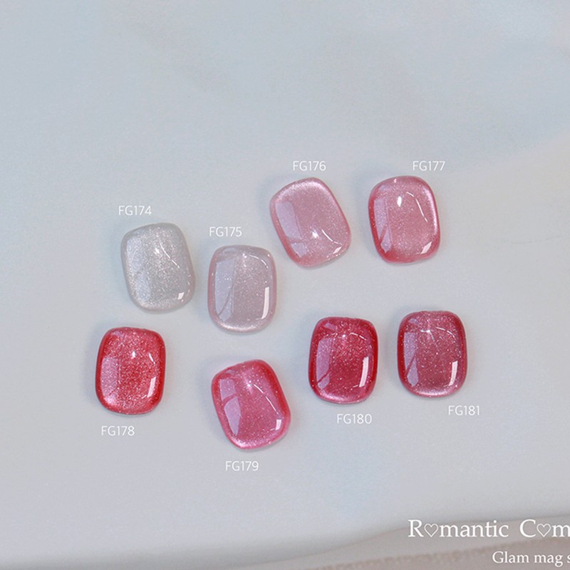 classic nail From the Nail Romantic Comedy Rocco Pink Magnetic