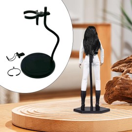 Perfeclan Action Figure Display Support Stand,Portable Doll Figure Stand for 1/6 1/9 1/12 Scale Model Toy,Doll Accessory, Round base
