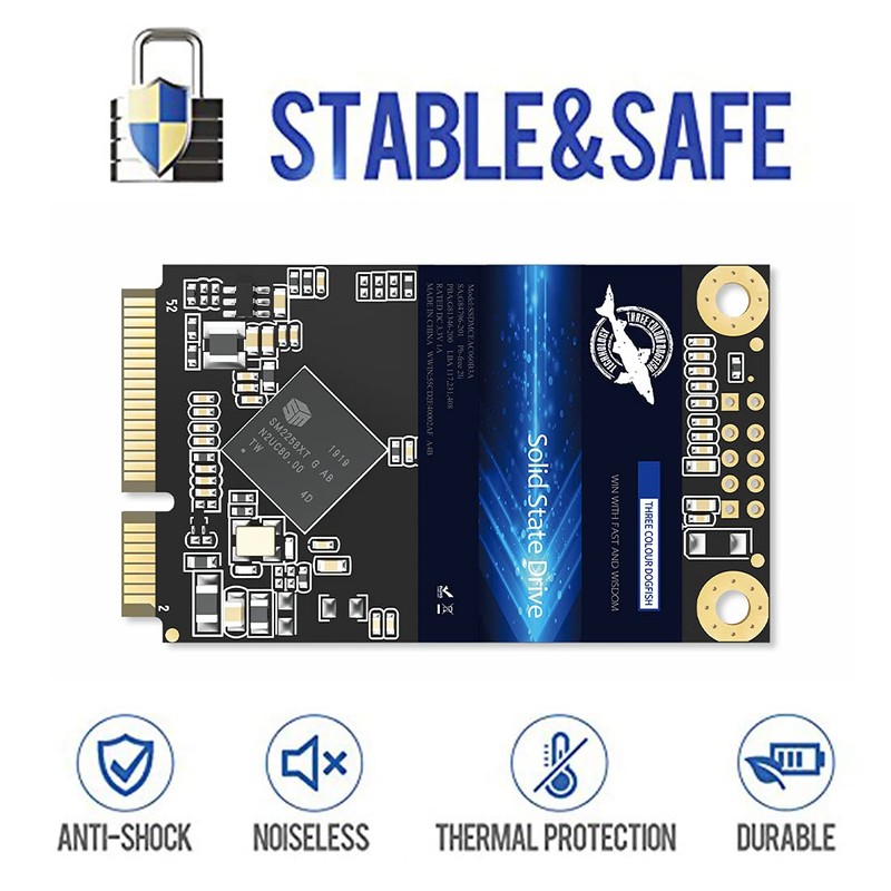 Msata SSD 500GB Dogfish 3D NAND Solid State Drive Msata