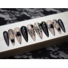 600 Pieces Long False Nails Stiletto FITDON Transparent Full Cover