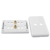 Selby Premium 1 Speaker Cable Banana Plug Socket Wall Plate
