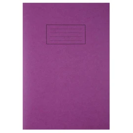 Silvine Exercise Book A4 Feint And Margin Purple