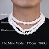 Thunaraz Puka Shell Necklace for Men Shell Necklace White Puka