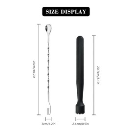 Cocktail Muddler, Stainless Steel Cocktail Muddler, Cocktail Muddler Stainless Steel Muddler for Cocktail Muddler, Muddler, Muddler, Mojito Cocktail Drink Muddler