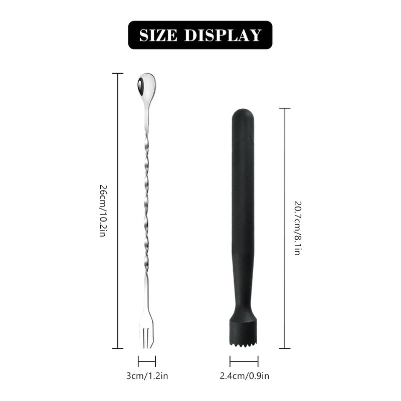 Cocktail Muddler, Stainless Steel Cocktail Muddler, Cocktail Muddler Stainless Steel