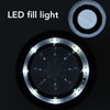 10X Illuminated Jewelers Loupe Interchangeable Scale 8LED Light 28mm Field
