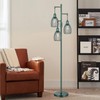Dimmable Industrial Floor Lamps for Living Room, Green Tree Standing