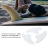 3PCS Surfboard Fin Replacement PVC Paddle Board Fin Surfboard Accessory
