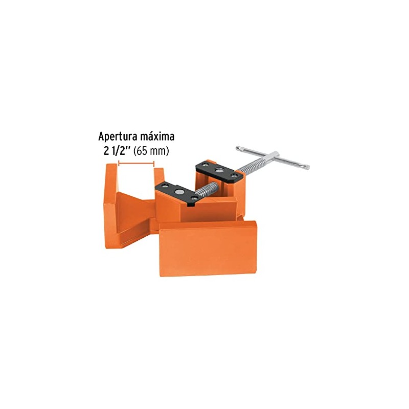 Truper PESQ-25, Prensa esquinera profesional, 2-1/2" de aluminio