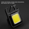 MUNEFE COB Small Flashlights, COB Keychain Flashlight, Multifunctional 500Lm 4