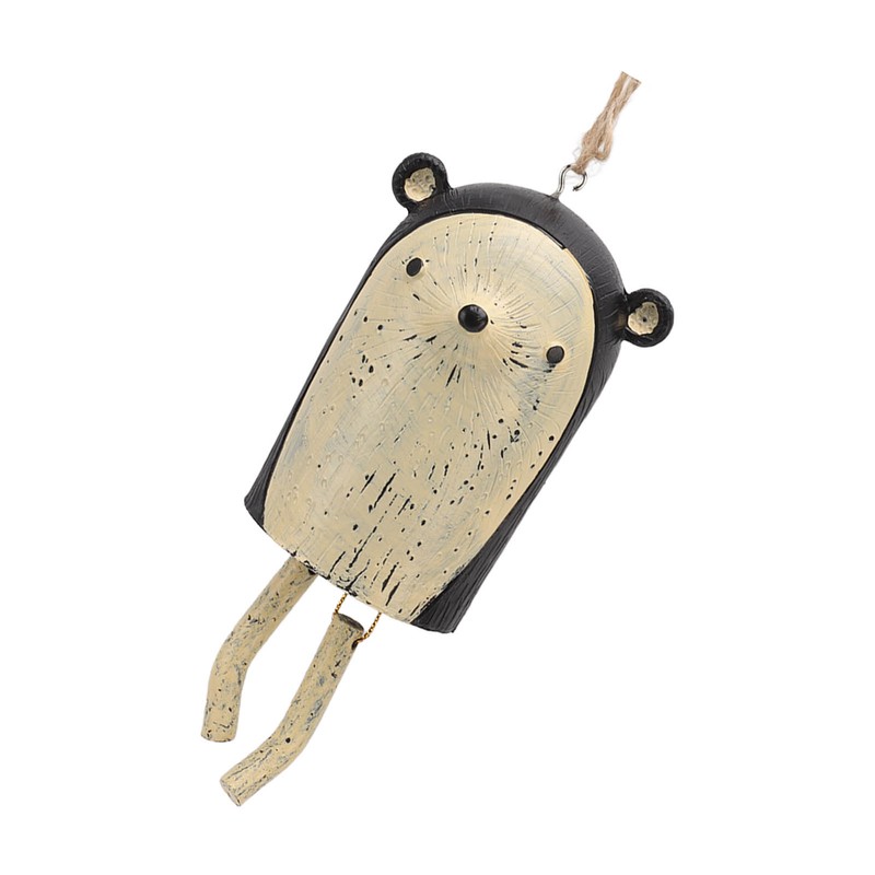 Rustic Hanging Animal Wind Chimes Resin Hand Made Natural Garden
