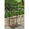 International Caravan Mandalay 4-tier Iron Folding Bakers Rack - Bronze